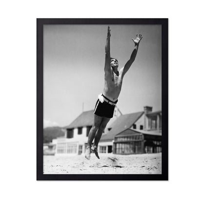 Jumping Man Midair 1930