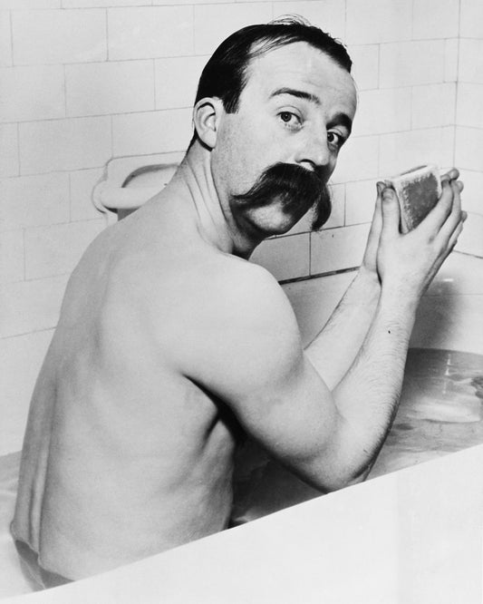 Mustache Bath 1930s