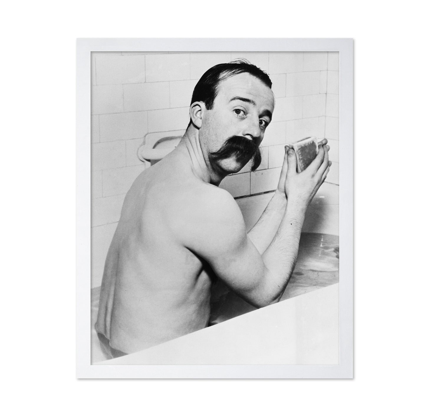 Mustache Bath 1930s