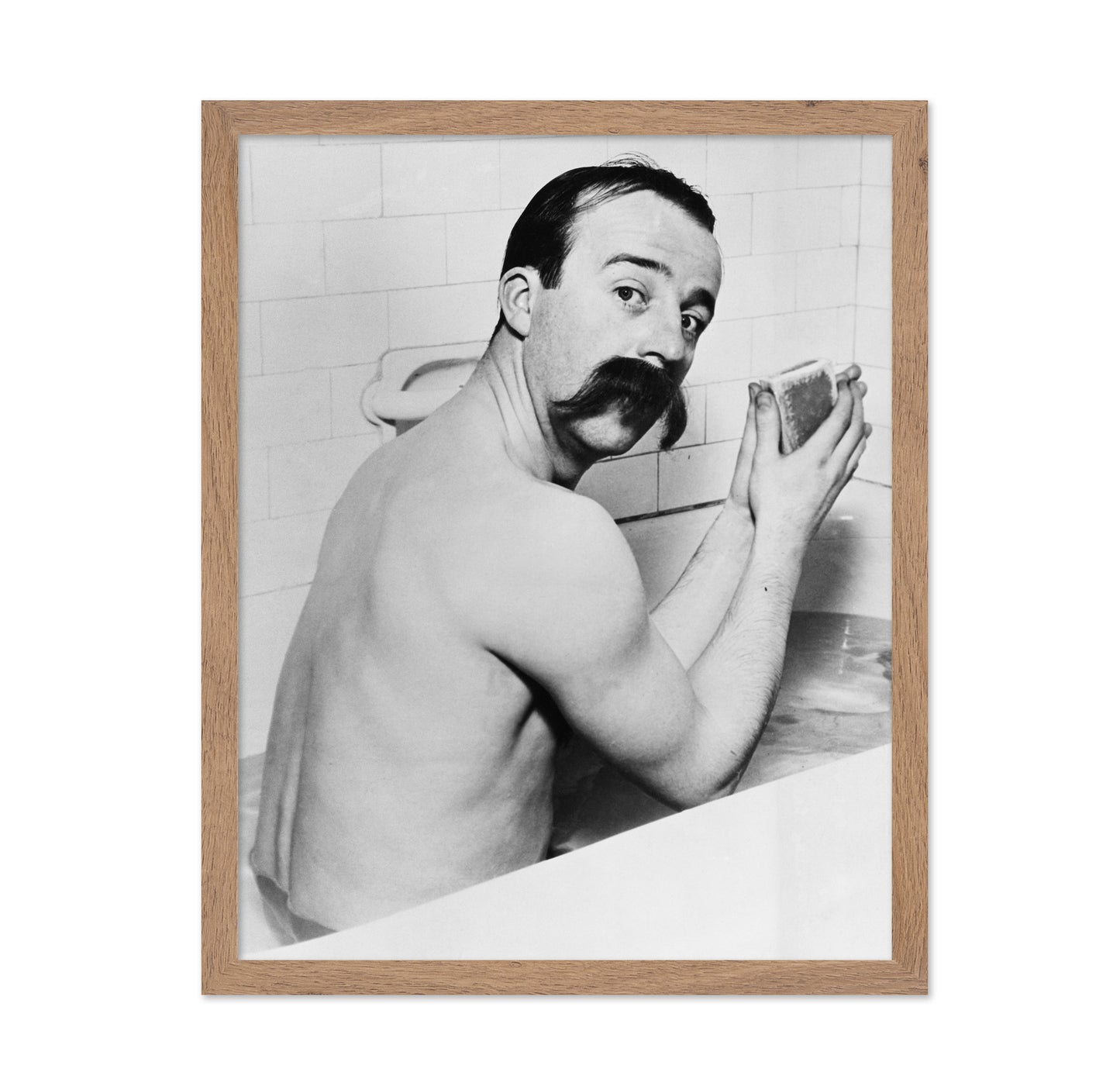Mustache Bath 1930s