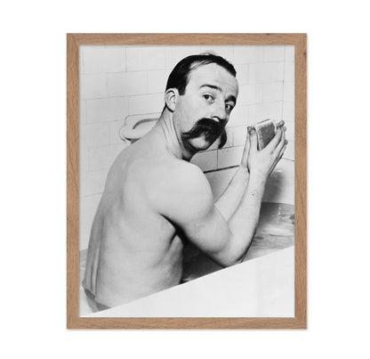 Mustache Bath 1930s