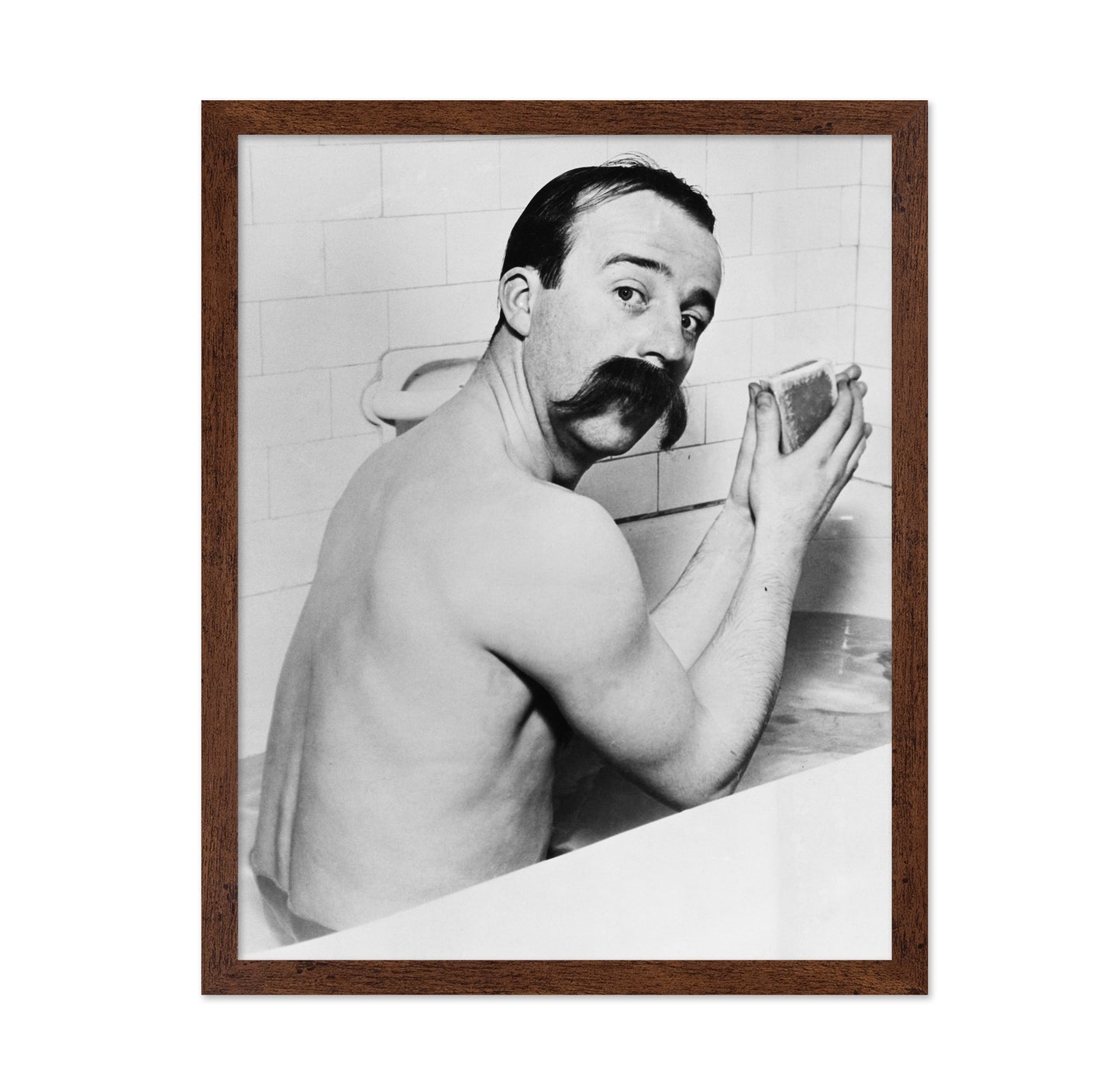 Mustache Bath 1930s