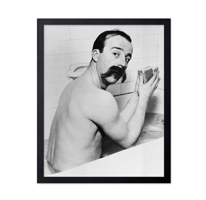 Mustache Bath 1930s