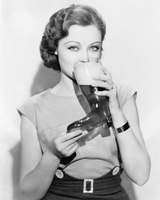 Boot Glass Drink 1930s