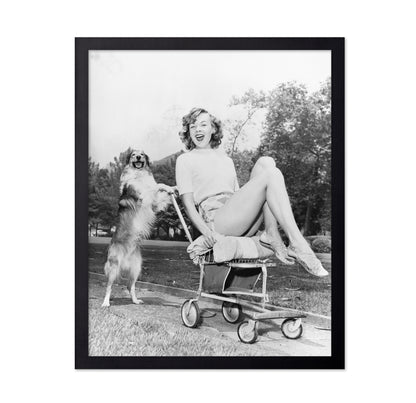 Pushy Pet Dog 1950s
