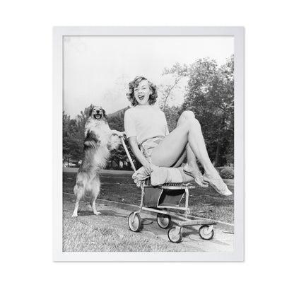 Pushy Pet Dog 1950s