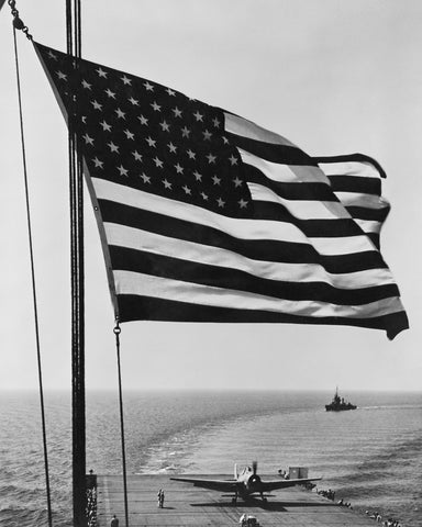 USS Santee Flag 1942