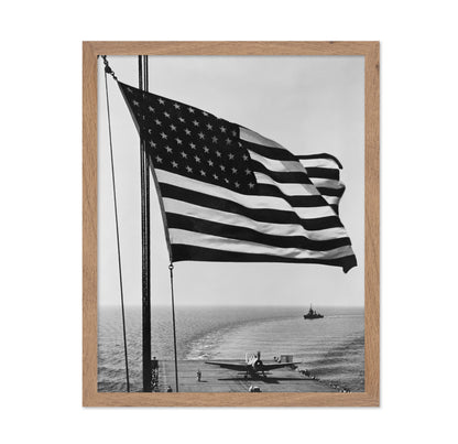 USS Santee Flag 1942