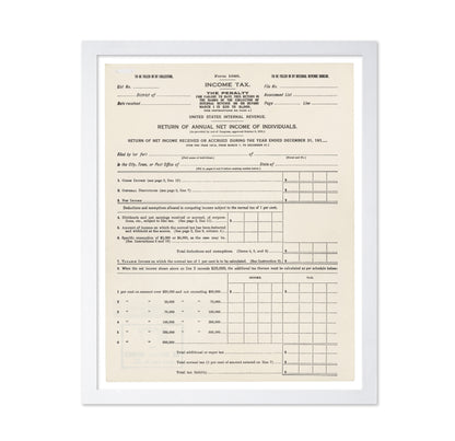 Income Tax Form 1913