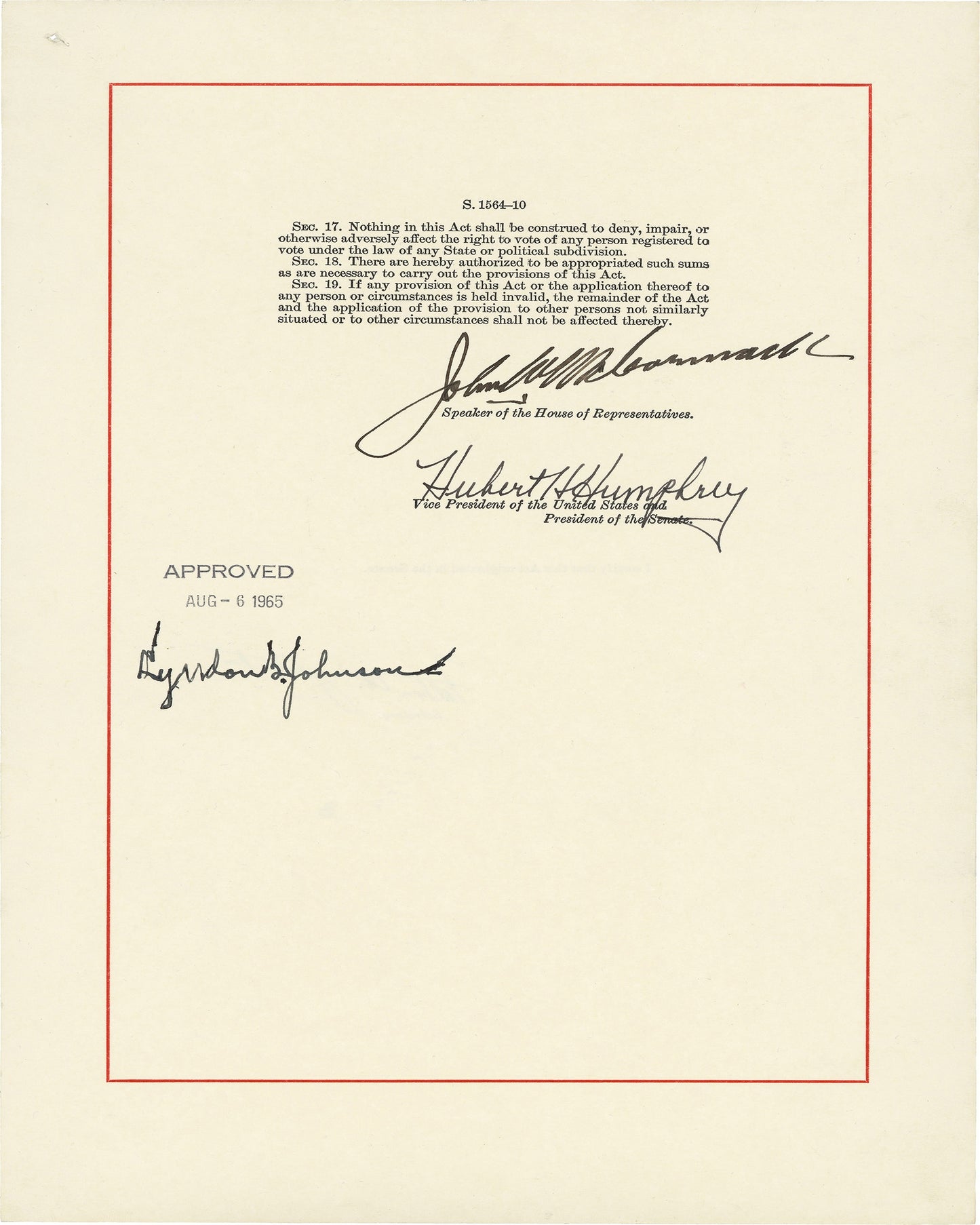 Voting Rights Act 1965