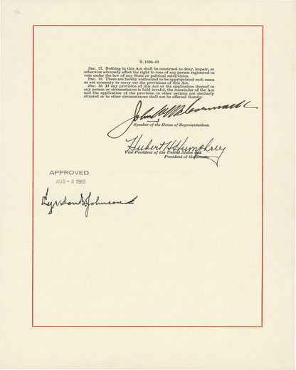 Voting Rights Act 1965