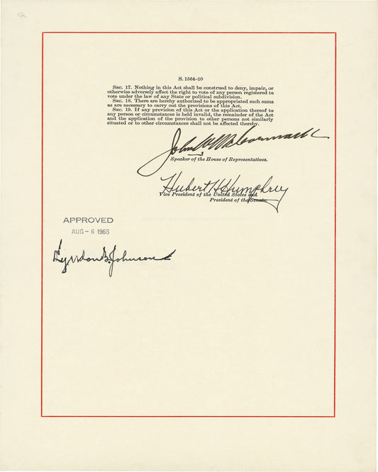Voting Rights Act 1965