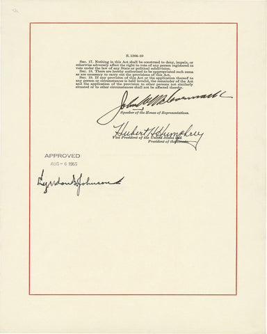 Voting Rights Act 1965