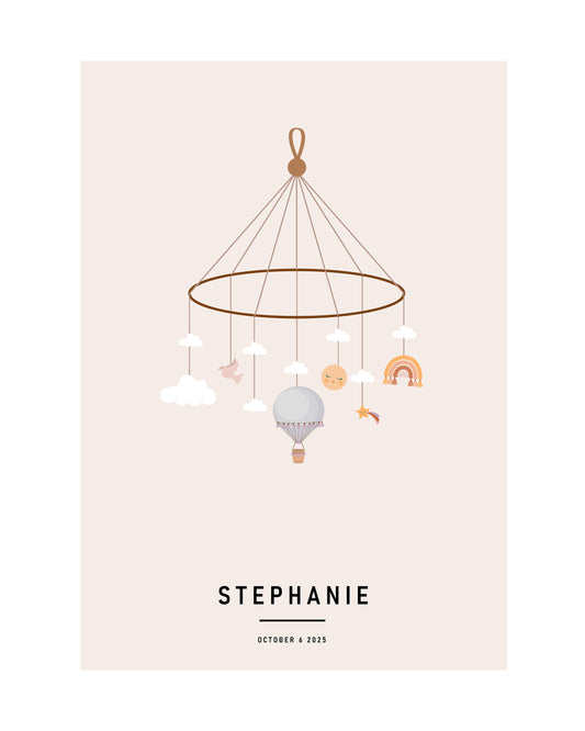 Baby Mobile Hot Air Balloon