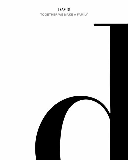 Letter D - Name