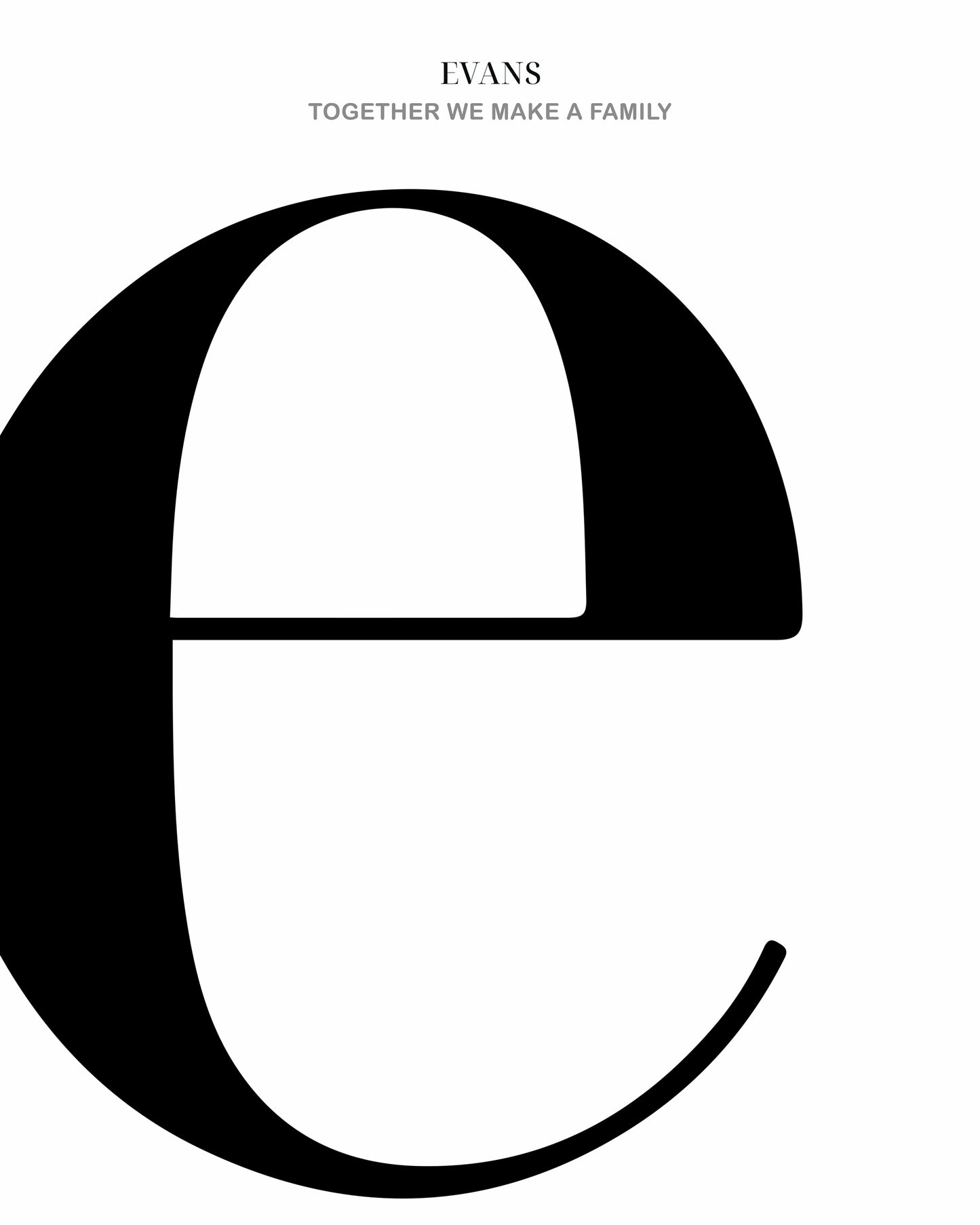 Letter E - Name
