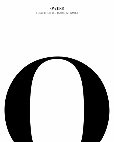 Letter O - Name