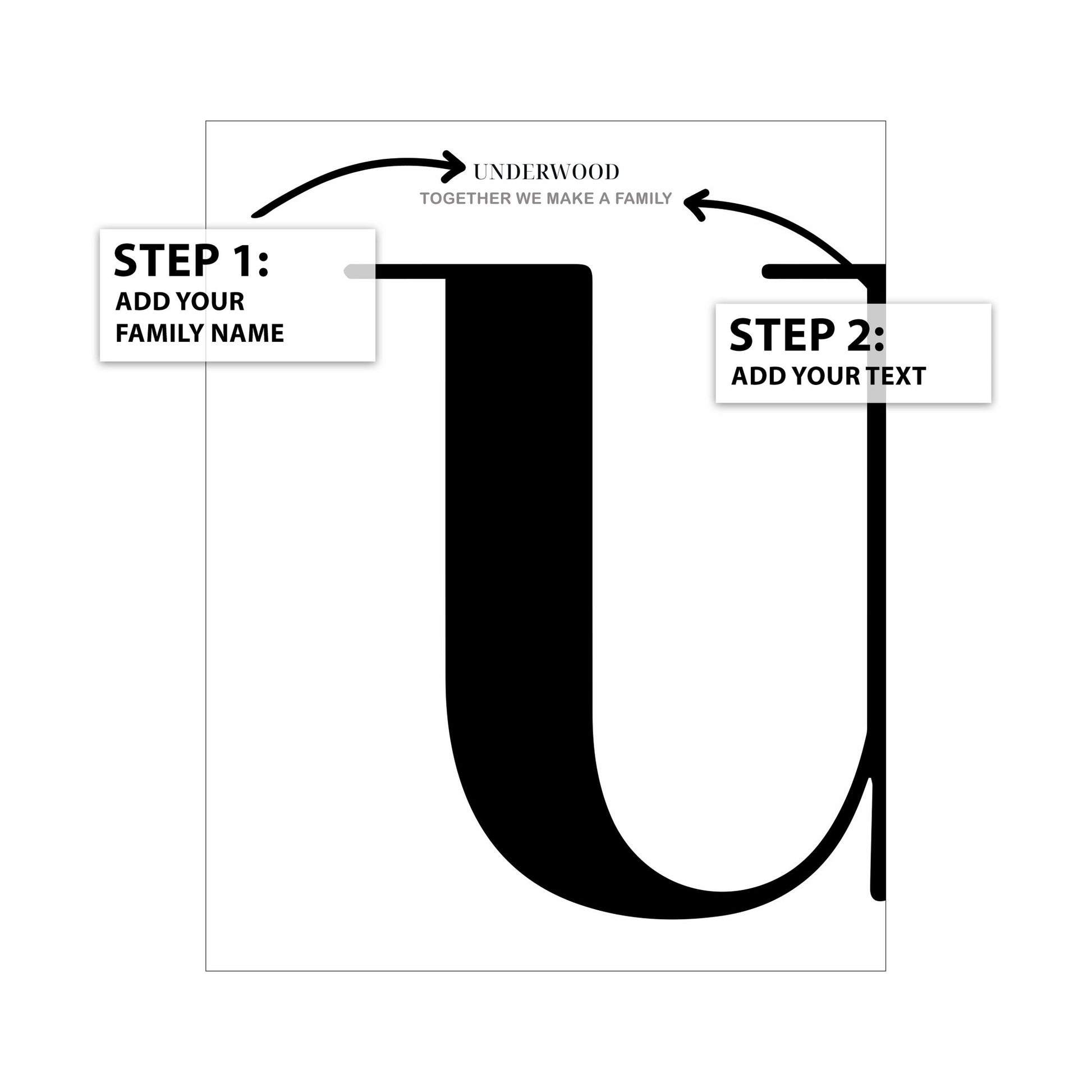 Letter U - Name
