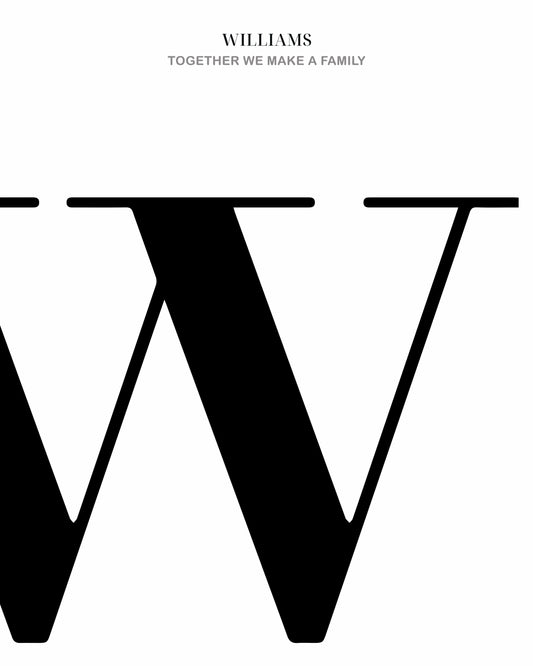 Letter W - Name