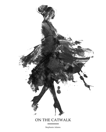 Personalized Woman in Black Ink