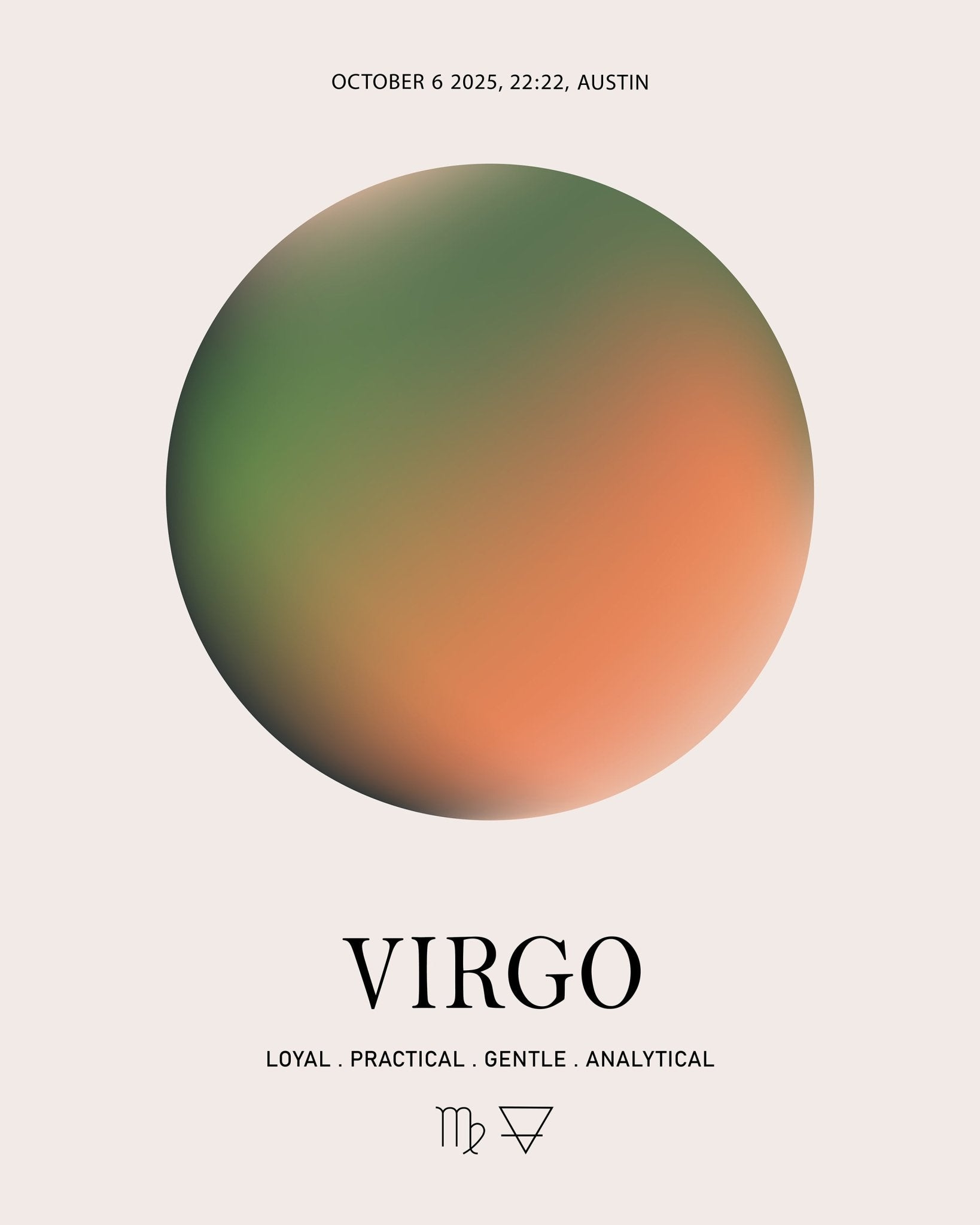 Virgo Zodiac Sign Aura
