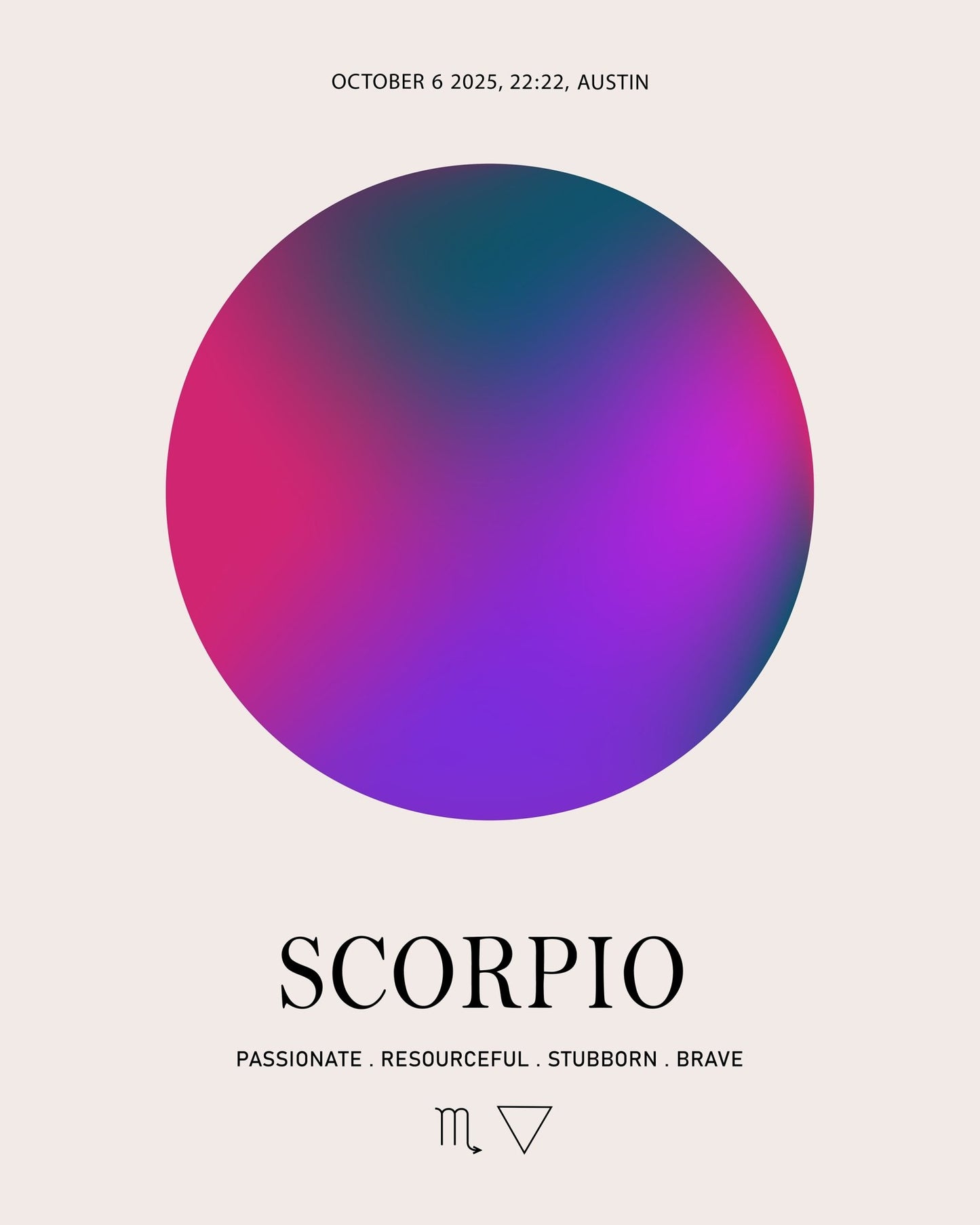 Scorpio Zodiac Sign Aura