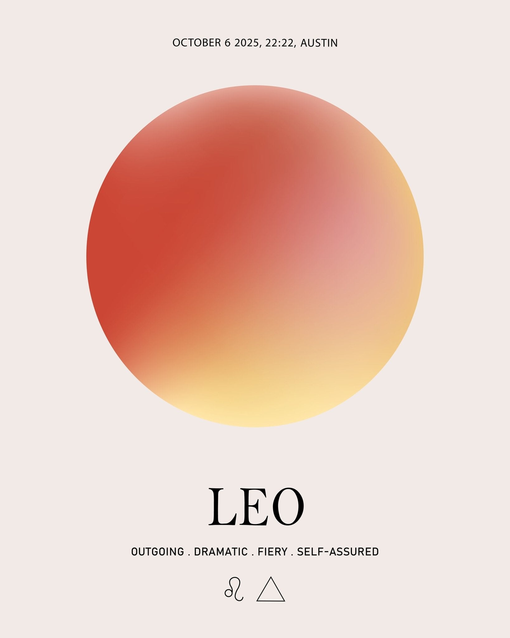 Leo Zodiac Sign Aura