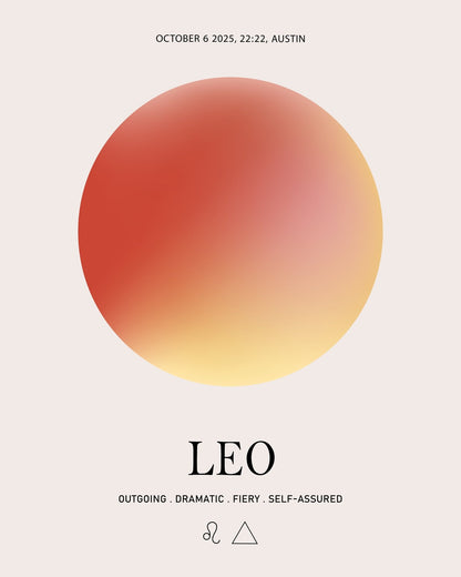 Leo Zodiac Sign Aura