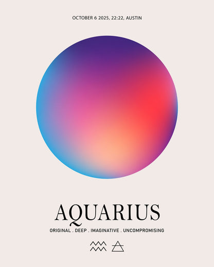 Aquarius Zodiac Sign Aura