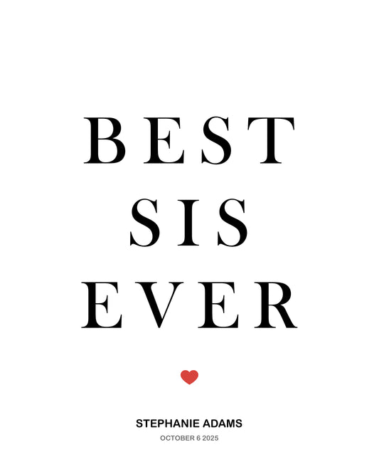 Best Sis Ever Personal