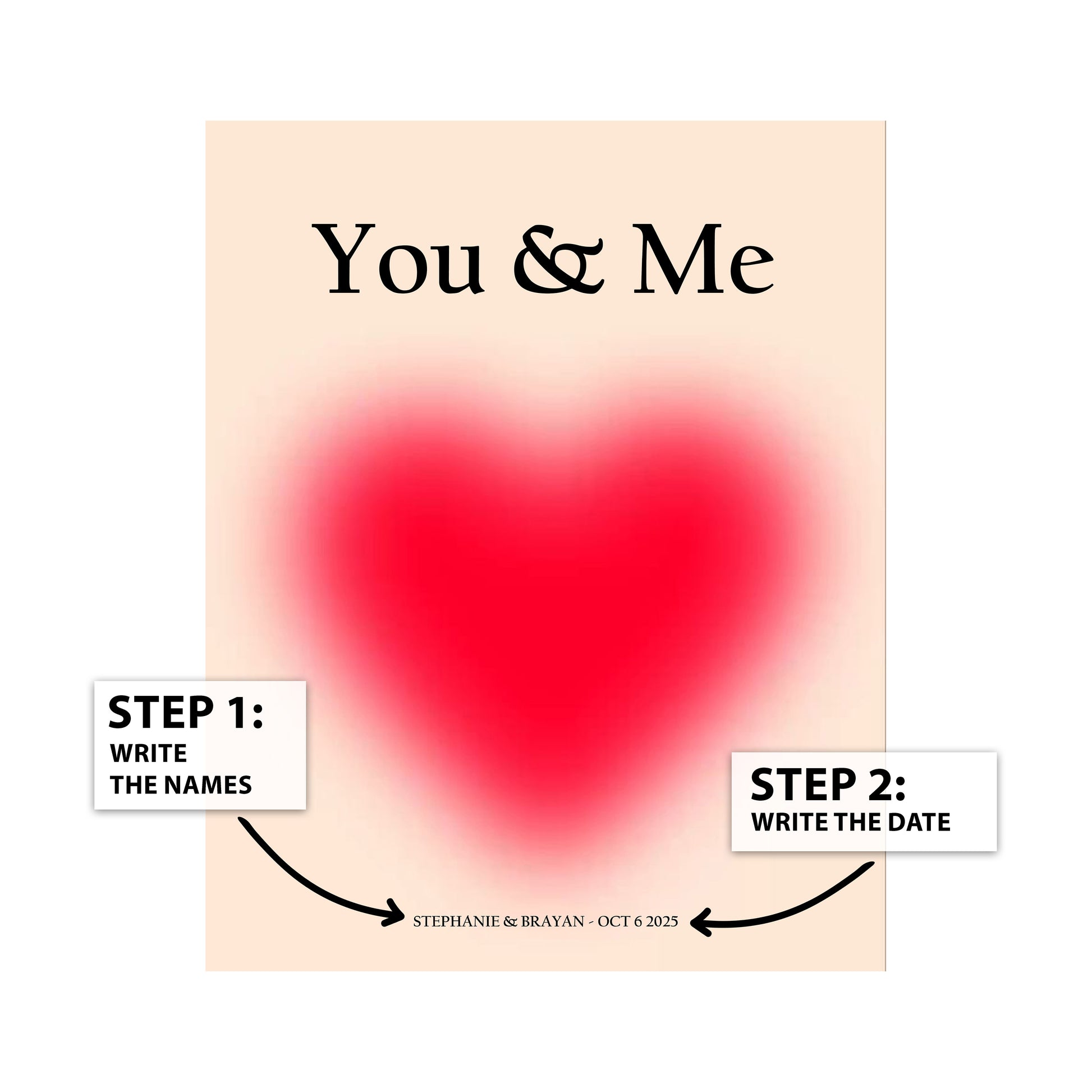 Customized Big Heart