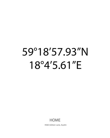 Coordinates No1