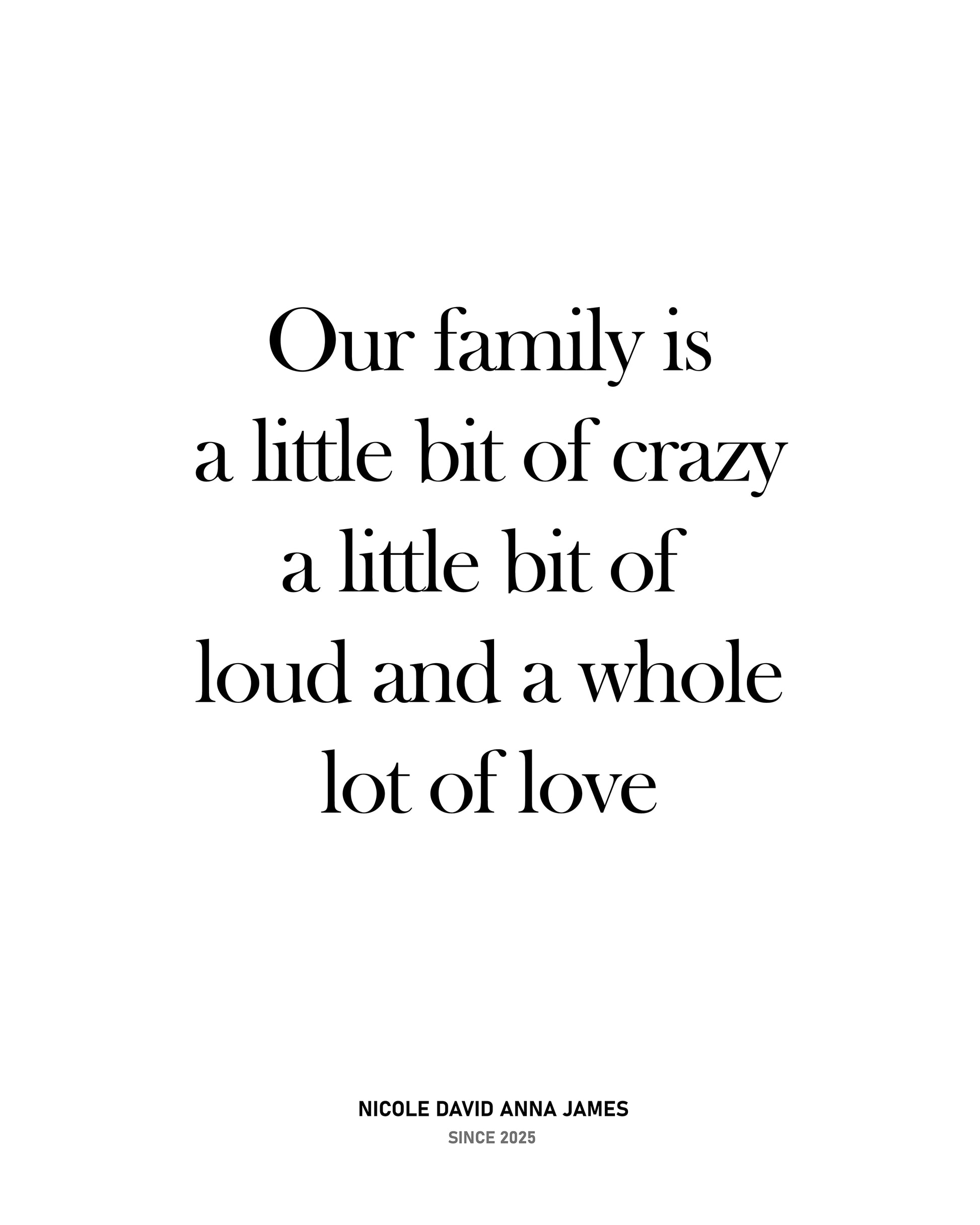 Crazy Family Personal