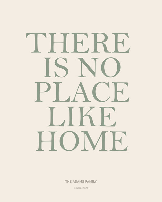 Customized No Place Like Home