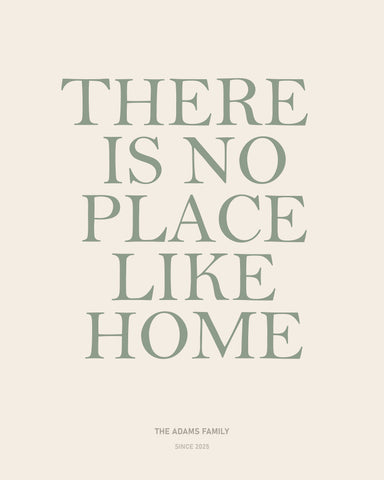 Customized No Place Like Home
