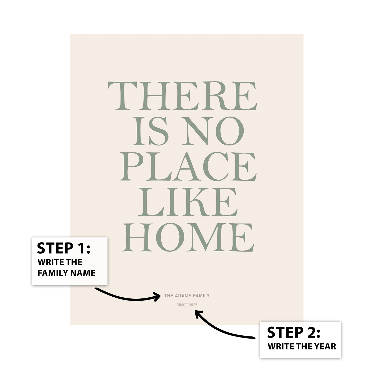 Customized No Place Like Home