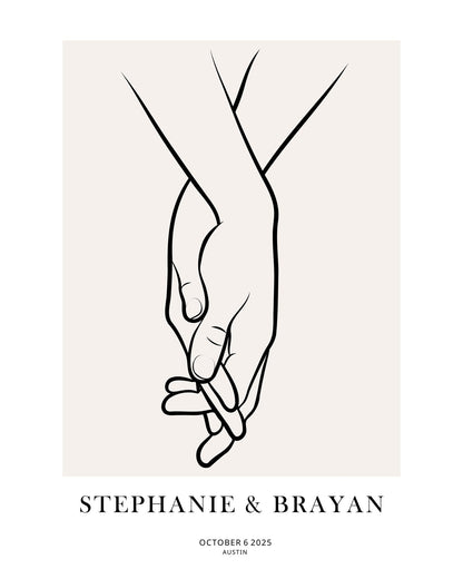 Customized Holding Hands No1