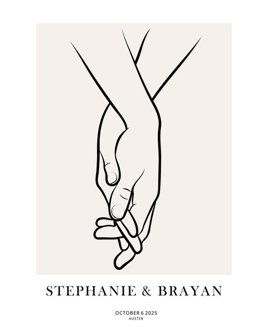 Customized Holding Hands No1