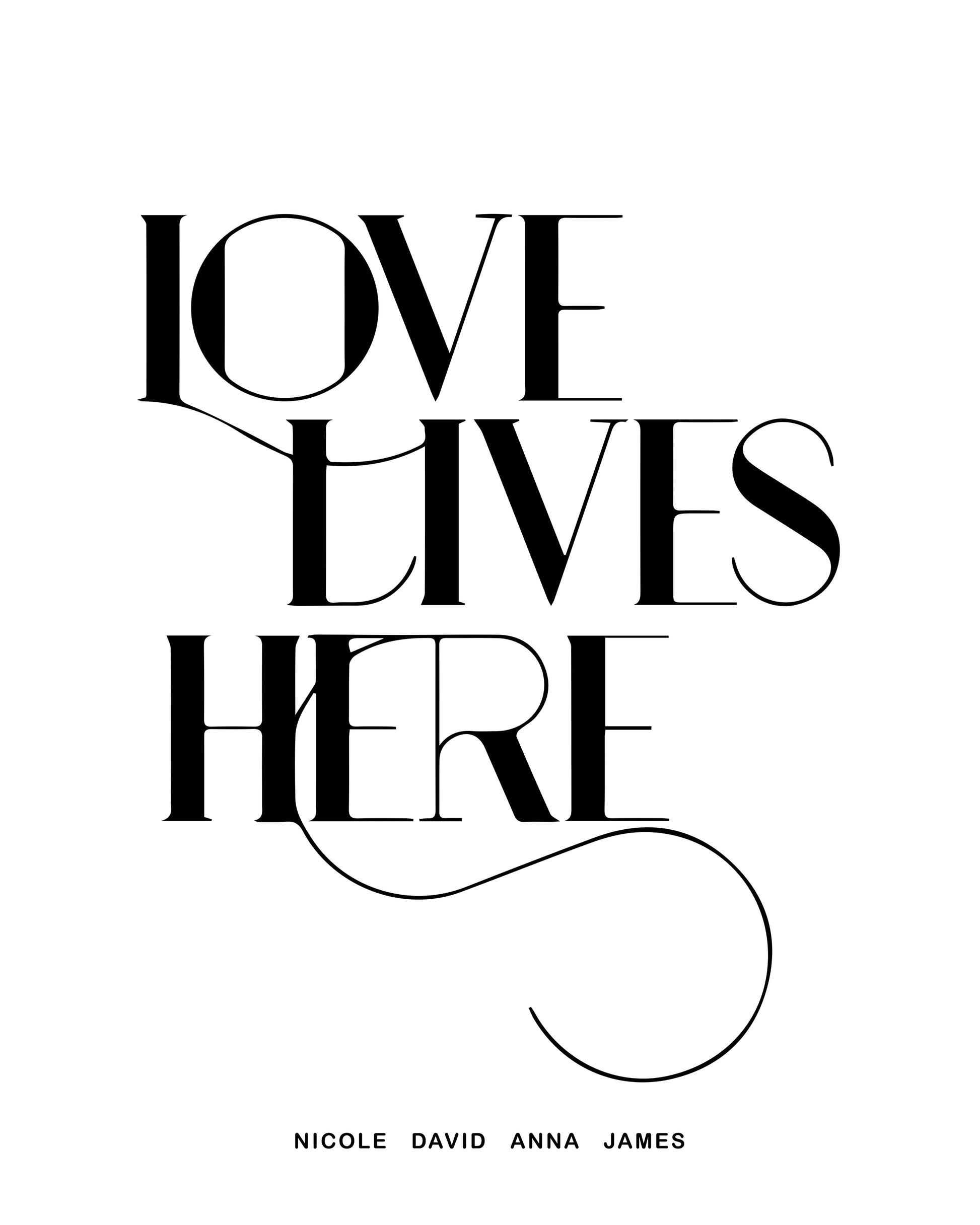 Love Lives Here No1 Personal