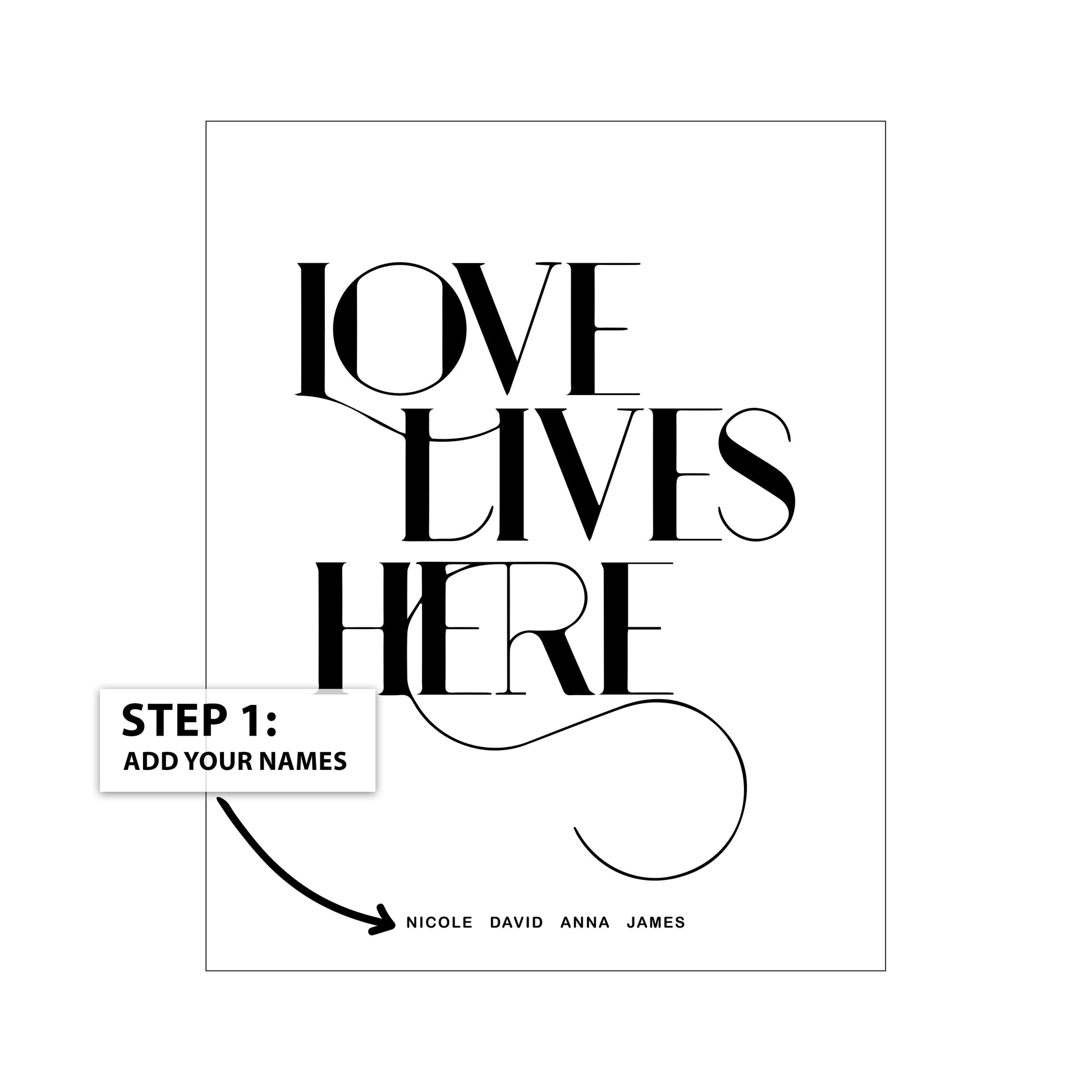 Love Lives Here No1 Personal