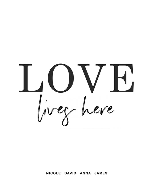 Love Lives Here No2 Personal