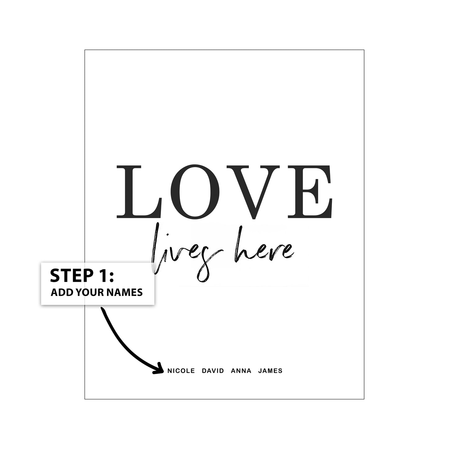 Love Lives Here No2 Personal