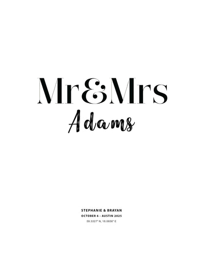 Mr & Mrs Personal