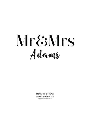 Mr & Mrs Personal