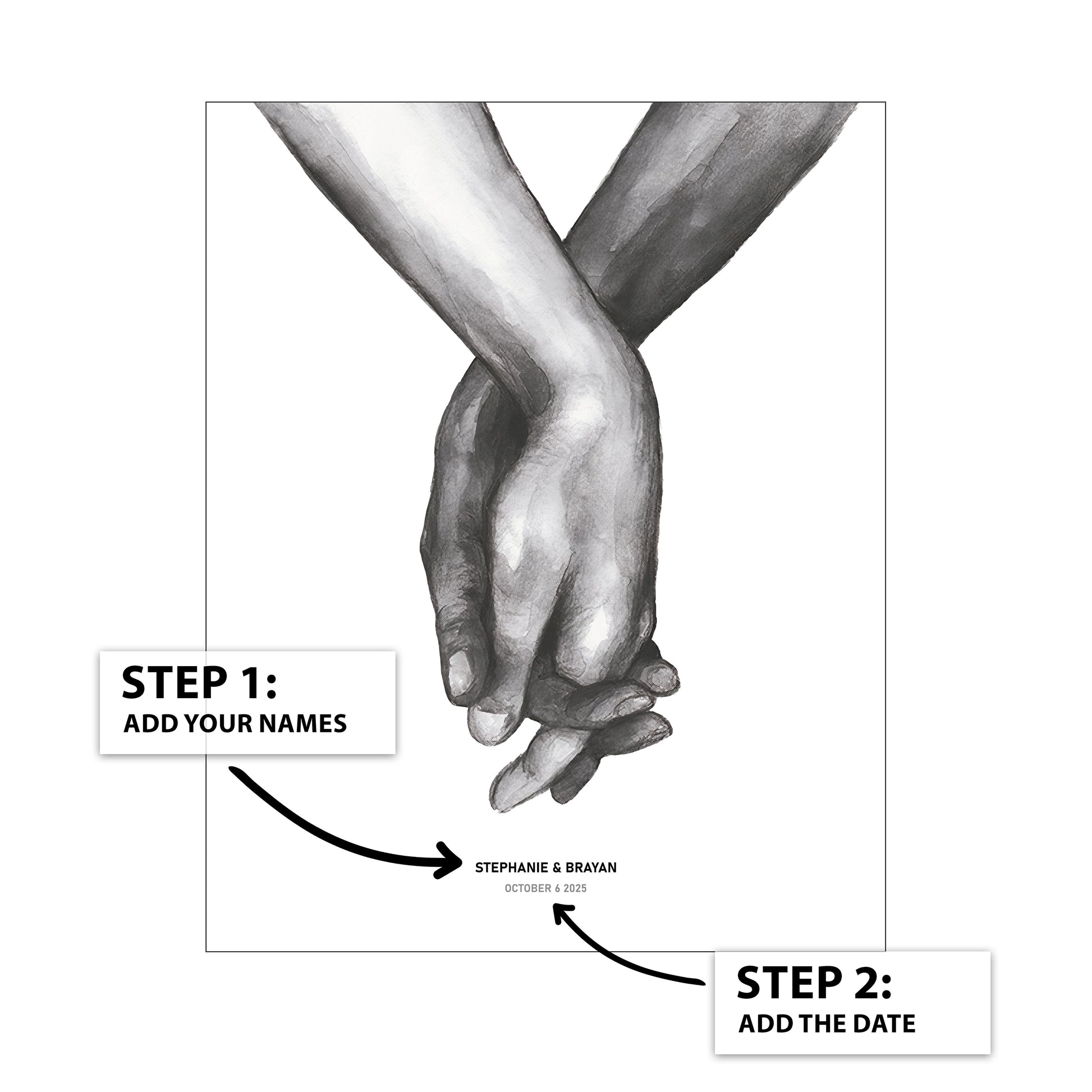 Watercolor Hands Personal