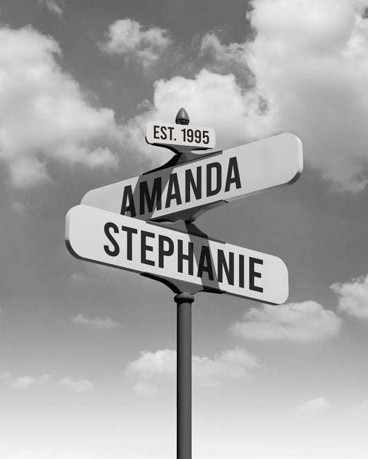 Street Sign Name Intersection