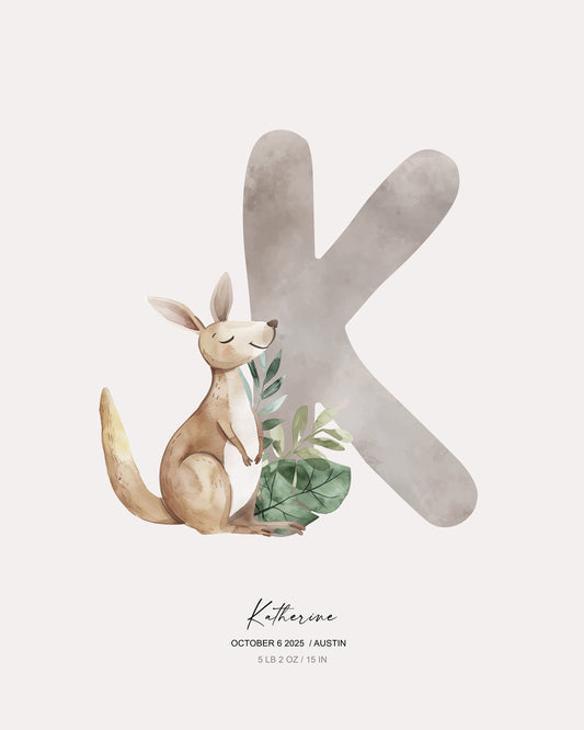 Letter K - Kid's Name