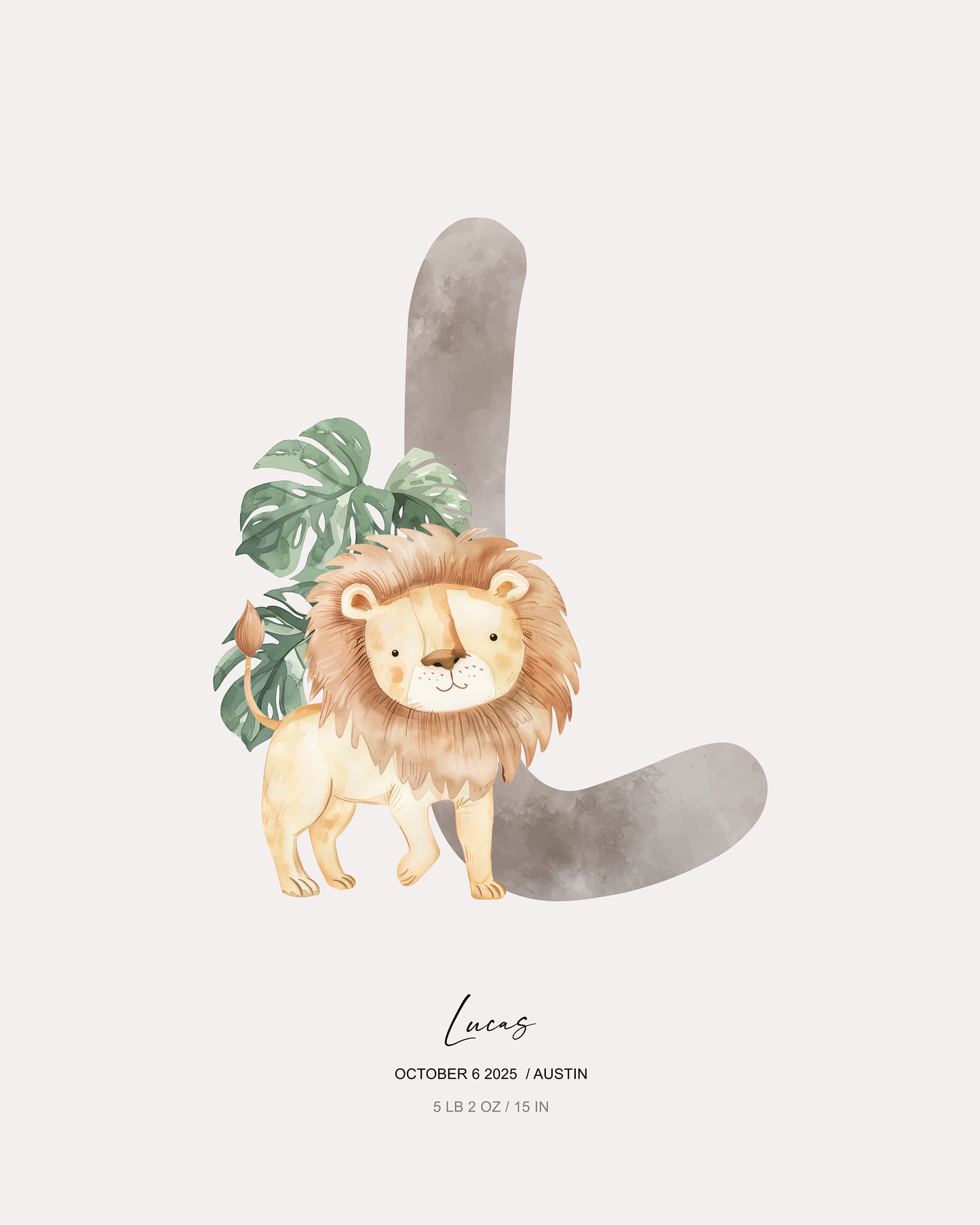 Letter L - Kid's Name