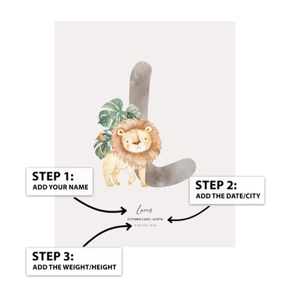 Letter L - Kid's Name