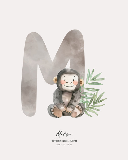 Letter M - Kid's Name